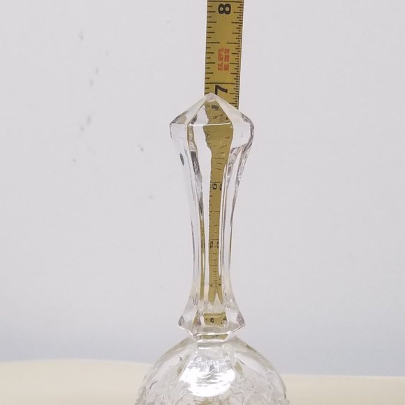 Vintage Federal Clear Cut Glass Windsor Wicker Pattern Bell - Picture 2 of 6